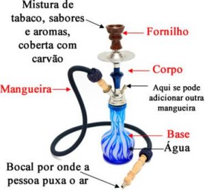 Partes do Narguile